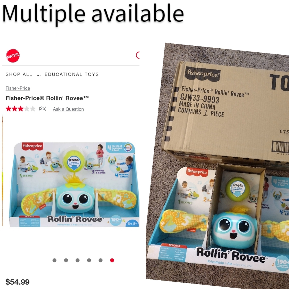 Fisher Price Rollin'Rovee
